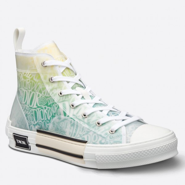 Dior B23 High-Top Sneakers with Shawn Motif