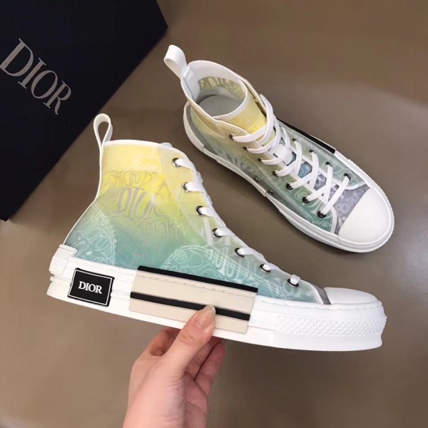 Dior B23 High-Top Sneakers with Shawn Motif