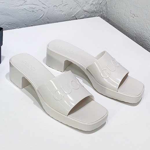 Gucci Women's Rubber Slide Sandal